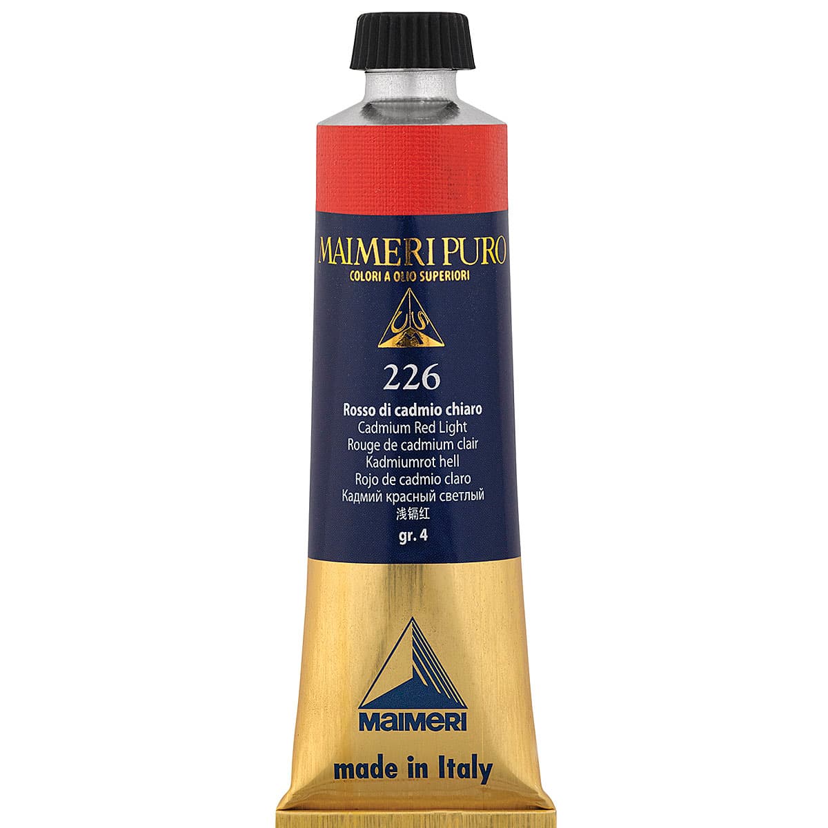 Maimeri Puro Oil Color - Cadmium Red Light, 40 ml tube