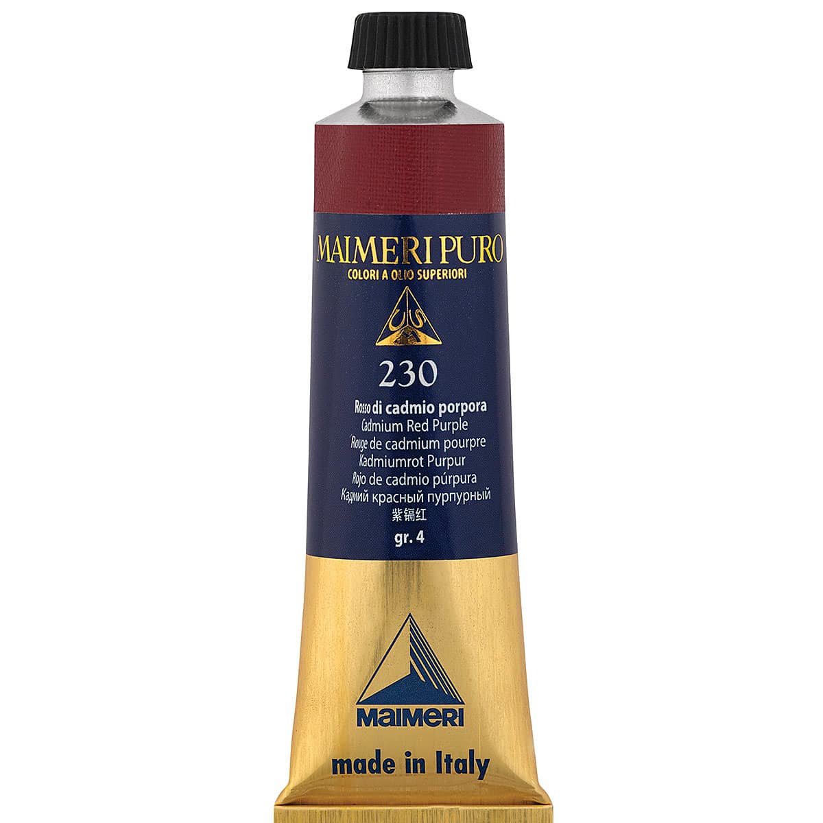 Maimeri Puro Oil Color - Cadmium Red Purple, 40 ml Tube