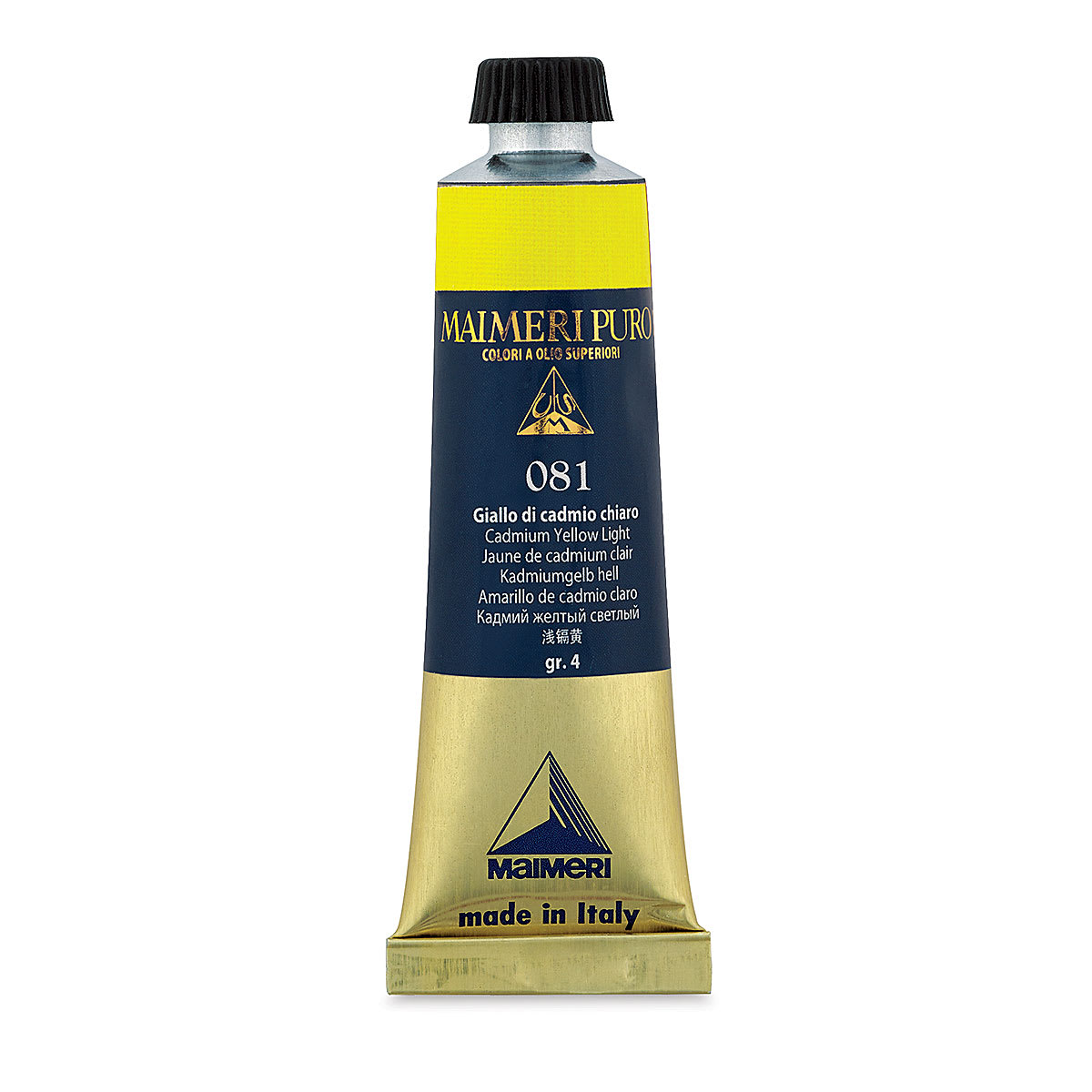 Maimeri Puro Oil Color - Cadmium Yellow Light, 40 ml tube