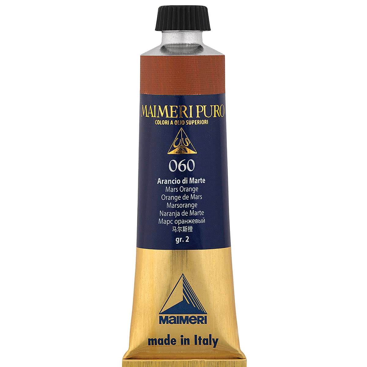 Maimeri Puro Oil Color - Mars Orange, 40 ml tube