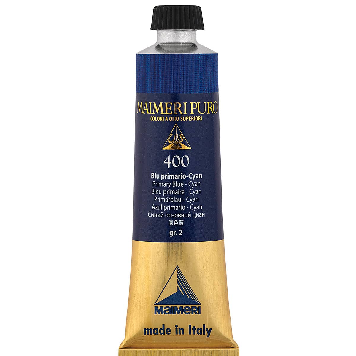 Maimeri Puro Oil Color - Primary Blue - Cyan, 40 ml tube
