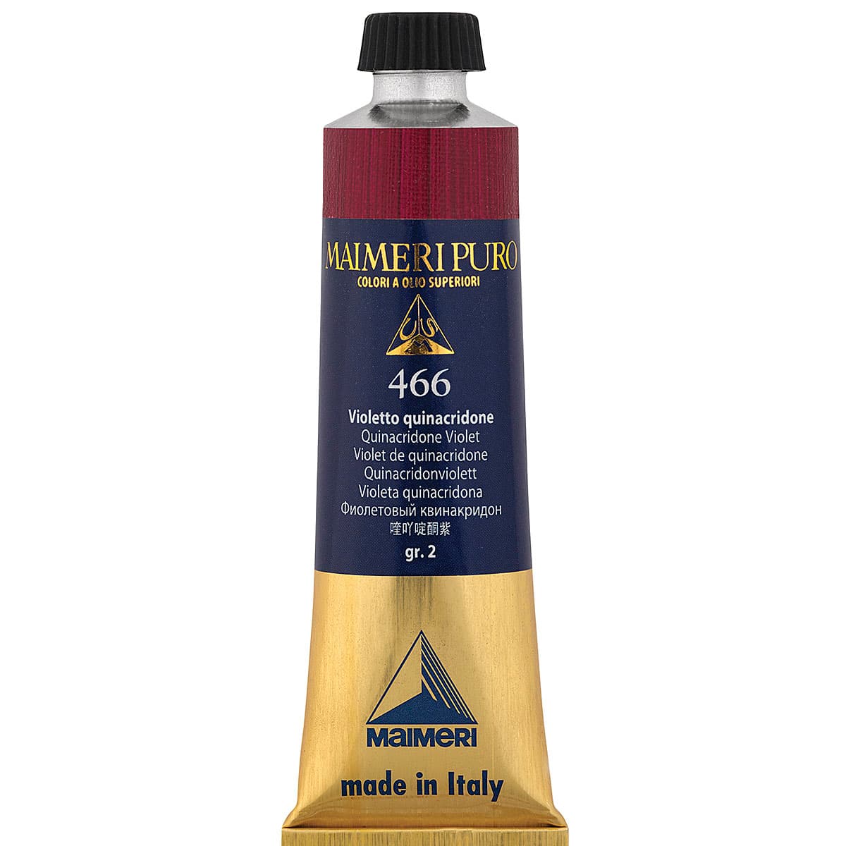 Maimeri Puro Oil Color - Quinacridone Violet, 40 ml Tube