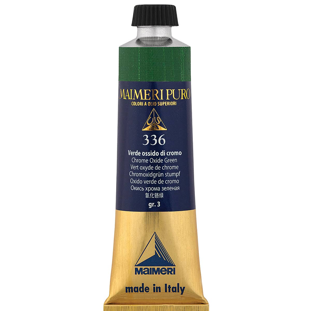 Maimeri Puro Oil Color - Chrome Oxide Green, 40 ml tube