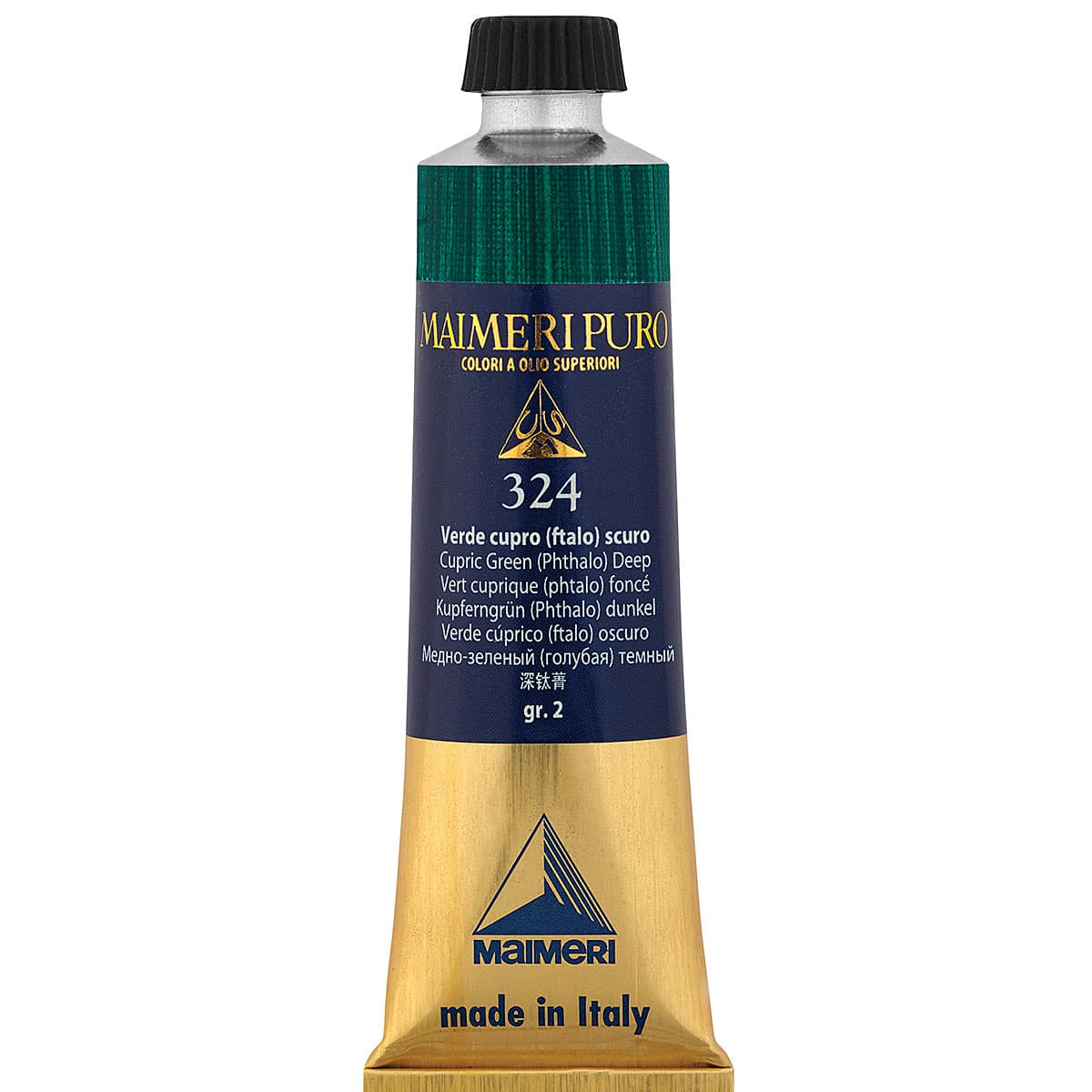 Maimeri Puro Oil Color - Cupric Green Deep, 40 ml tube
