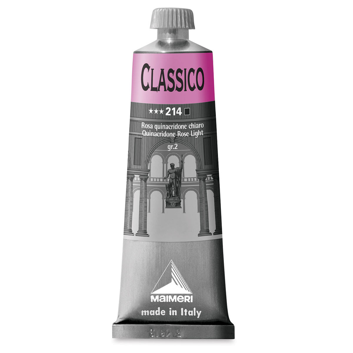 Maimeri Classico Oil Color - Quinacridone Rose Light, 60 ml tube