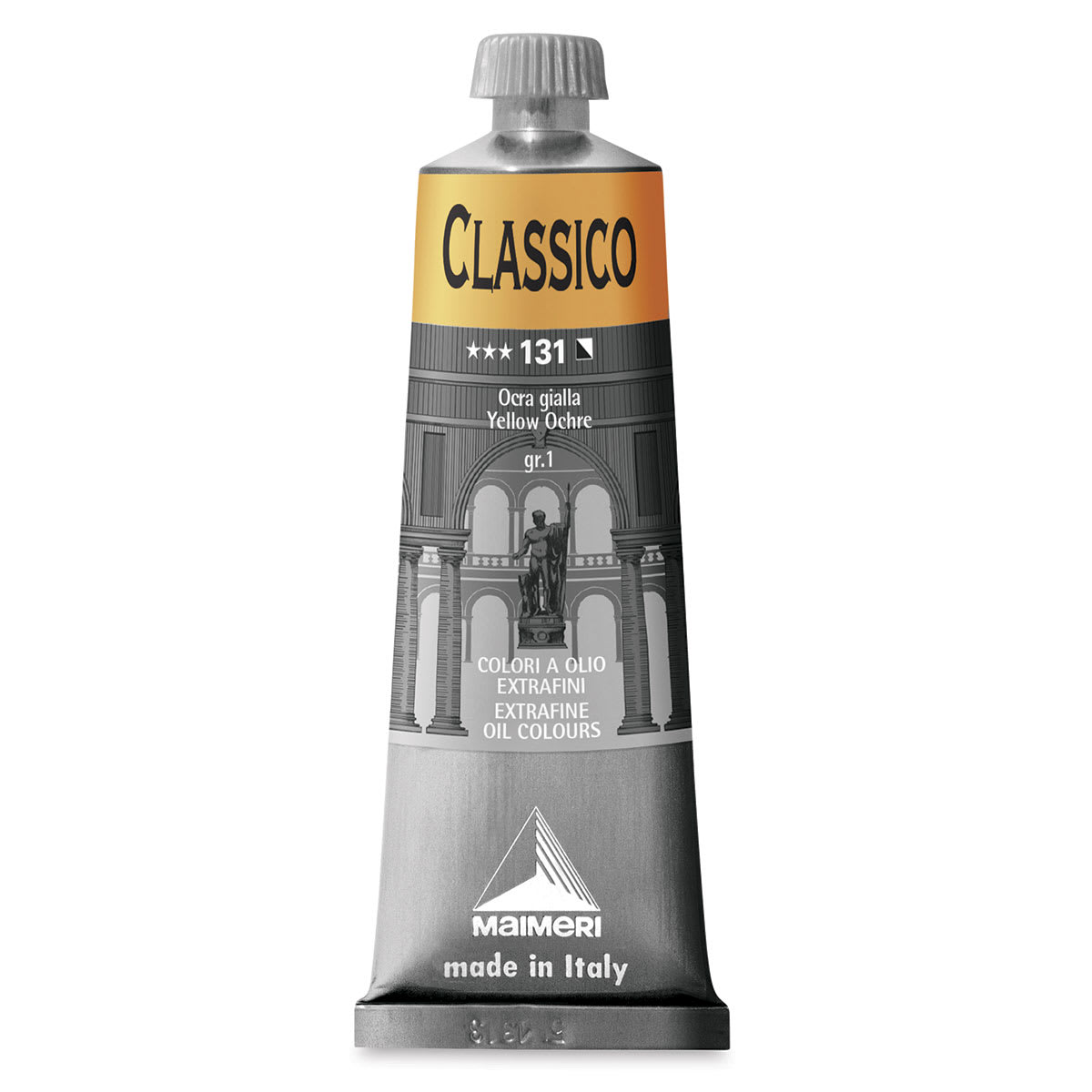 Maimeri Classico Oil Color - Yellow Ochre, 60 ml tube