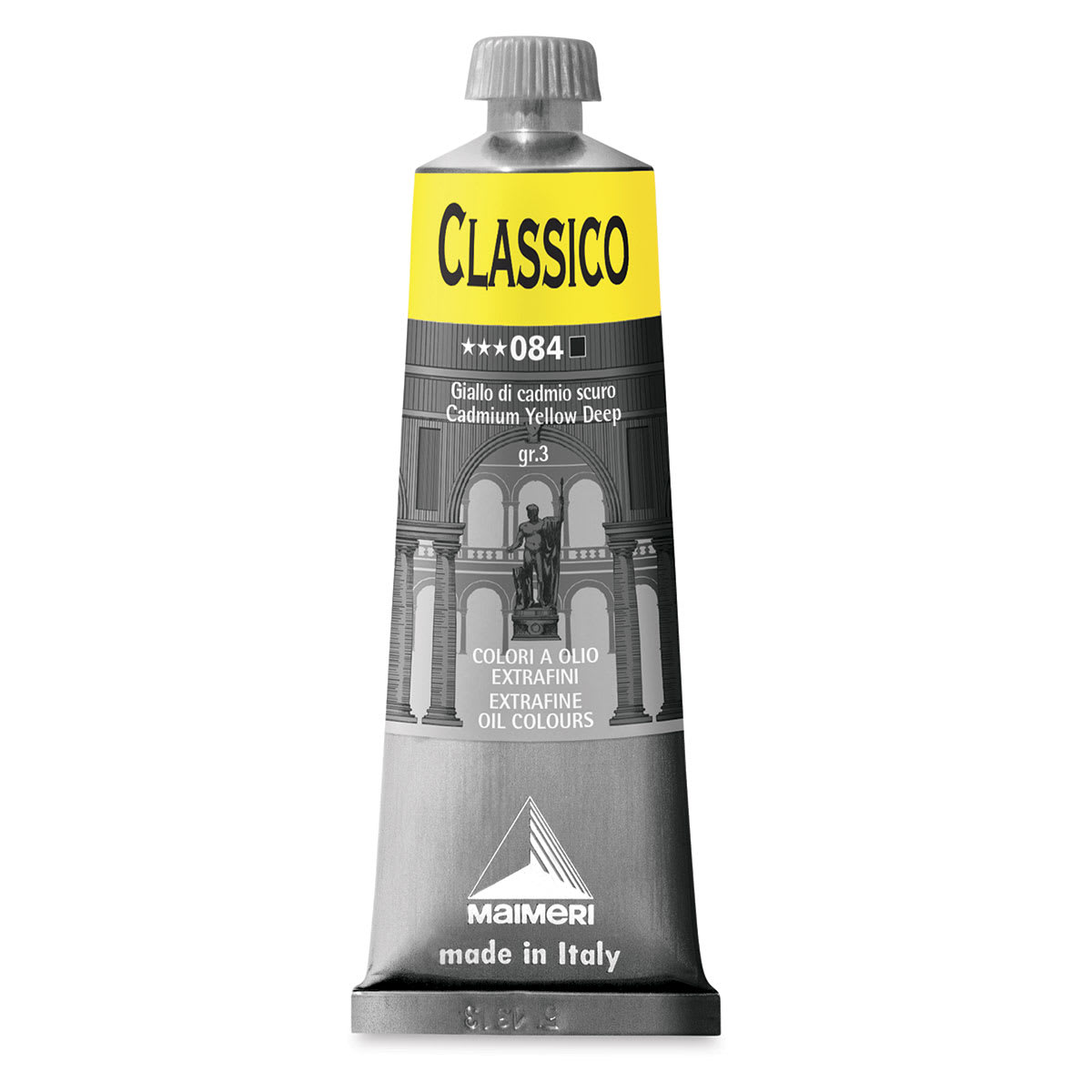 Maimeri Classico Oil Colors - Cadmium Yellow Deep, 60 ml tube