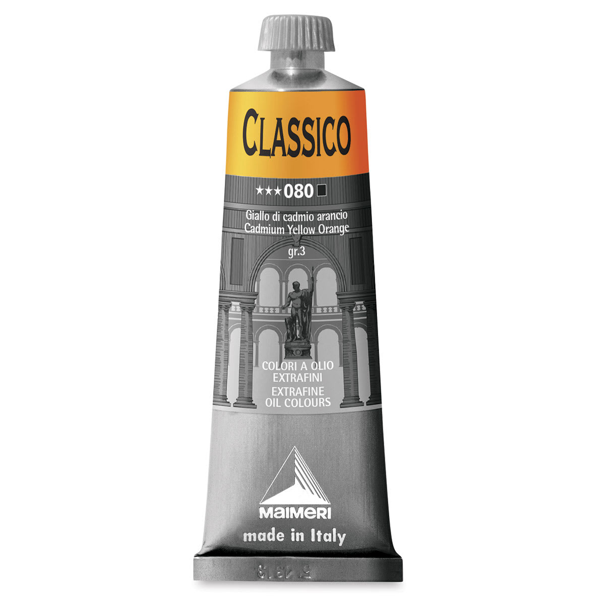 Maimeri Classico Oil Color - Cadmium Orange, 60 ml tube