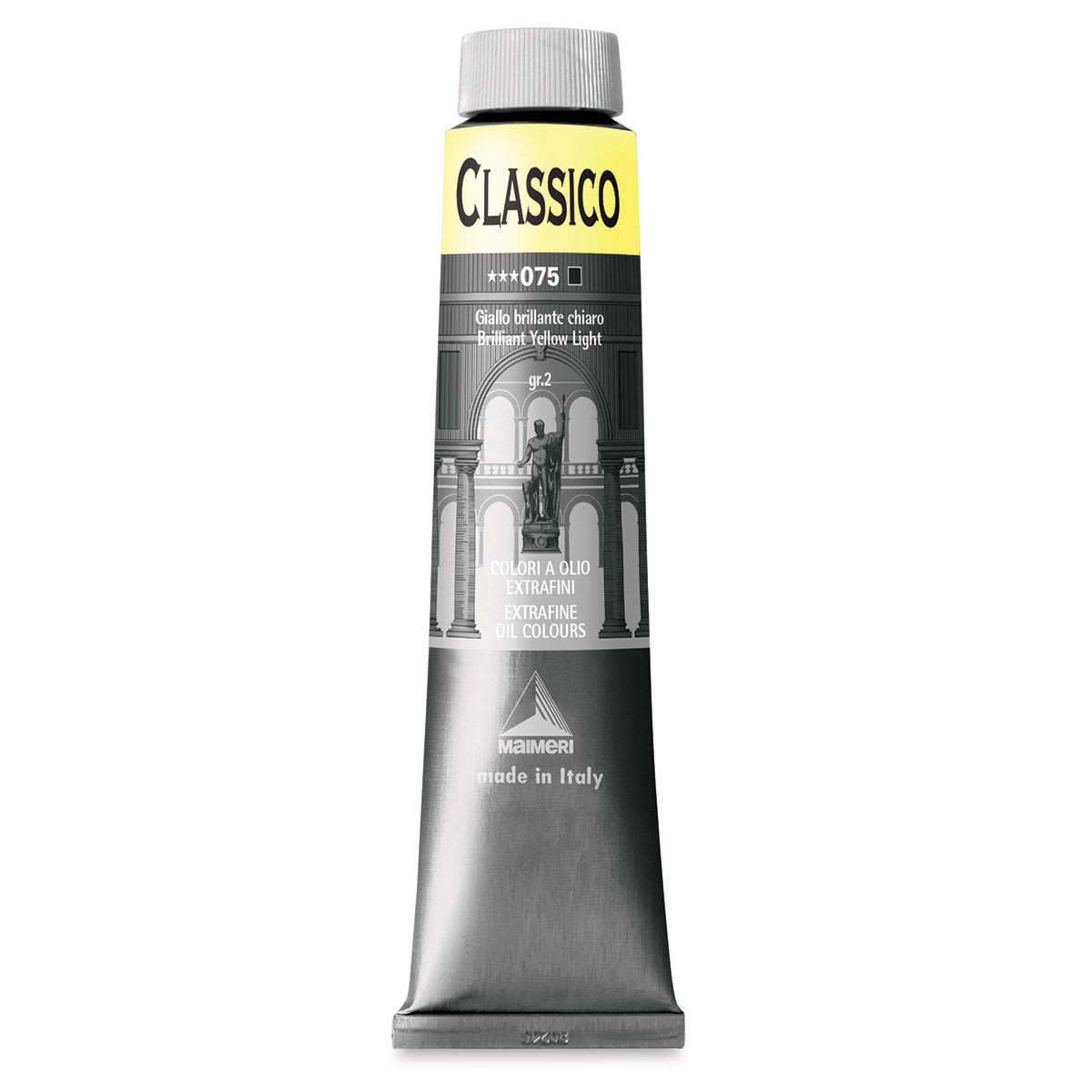 Maimeri Classico Oil Color - Brilliant Yellow Light, 200 ml tube