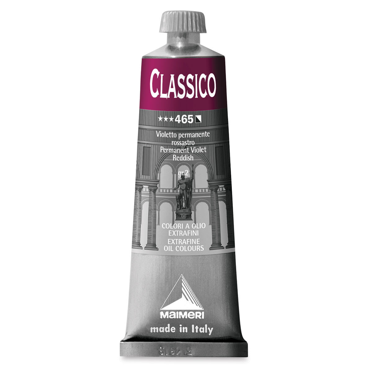 Maimeri Classico Oil Color - Permanent Violet Reddish, 60 ml tube