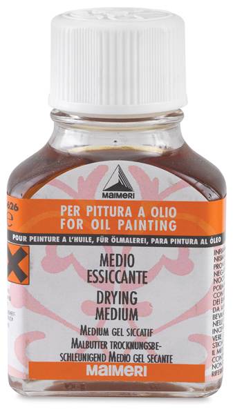 Maimeri Drying Medium - Front of 75 ml bottle