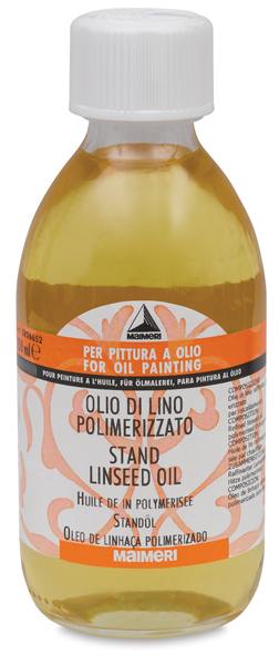 Maimeri Stand Oil - Front of 250 ml Bottle
