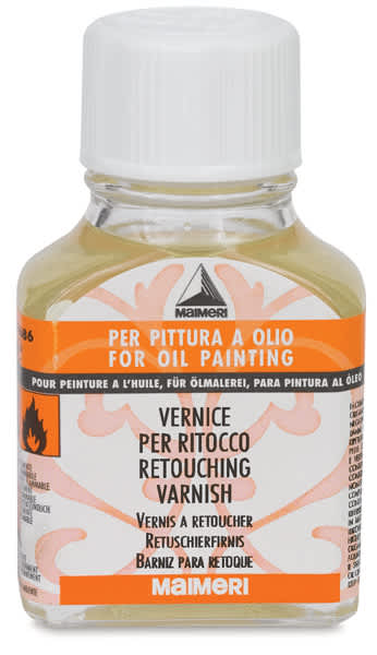 Retouching Varnish - Front of 75 ml bottle