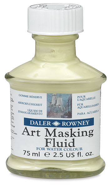 Daler-Rowney Masking Fluid - Front of 75 ml bottle
