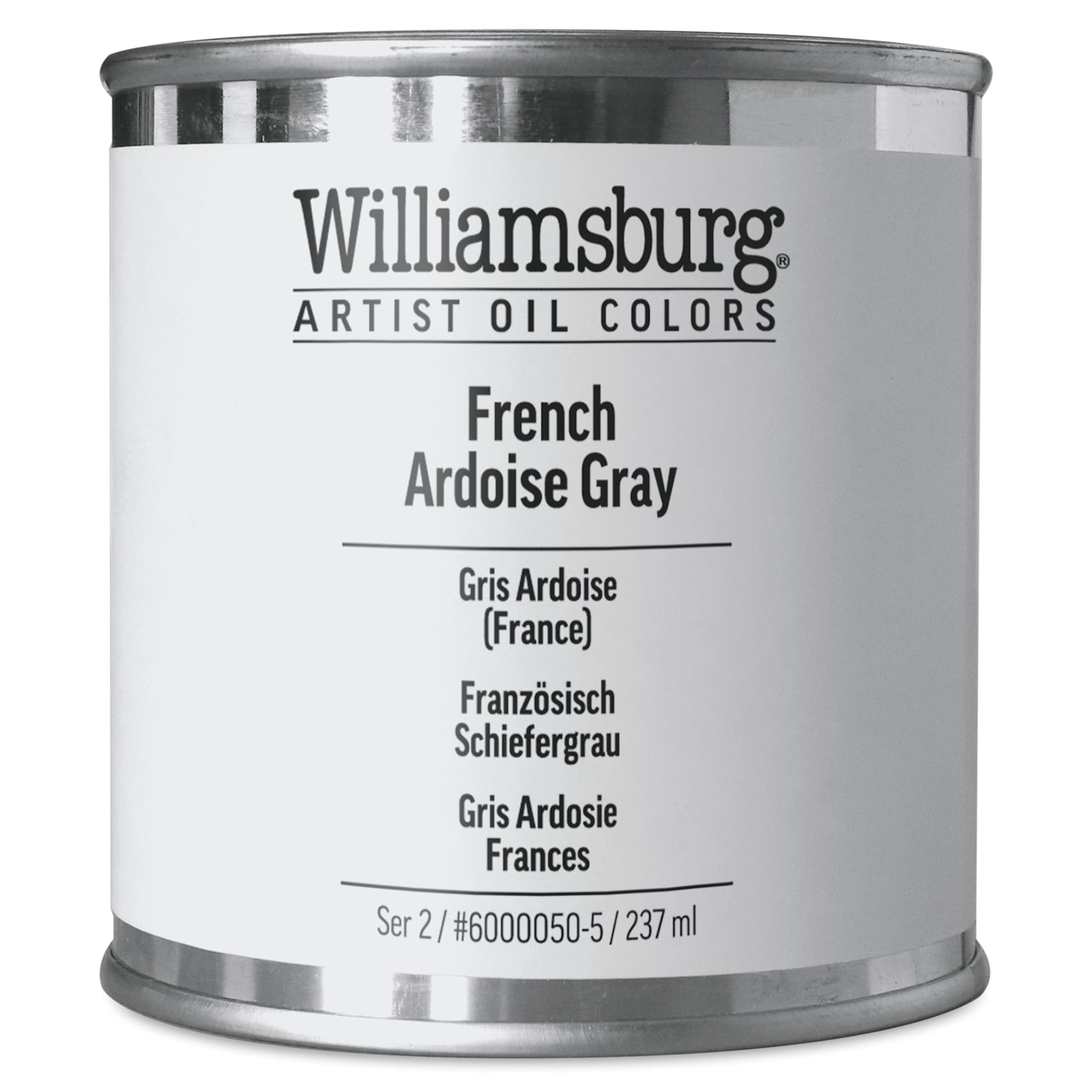 Williamsburg Handmade Oil Paint - French Ardoise Grey, 8 oz can