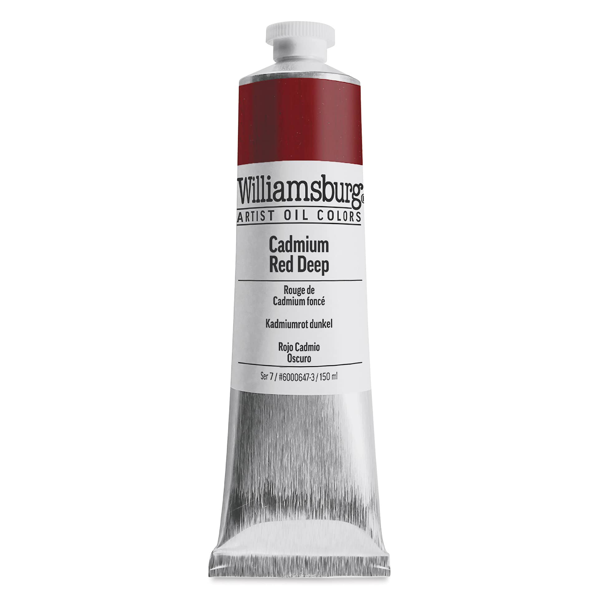 Williamsburg Handmade Oil Paint - Cadmium Red Deep, 150 ml tube