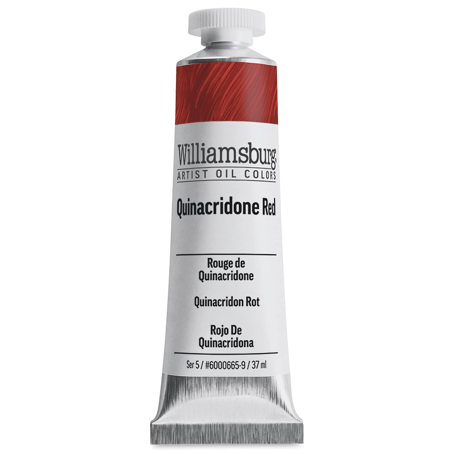 Williamsburg Handmade Oil Paints - Quinacridone Red, 37 ml tube