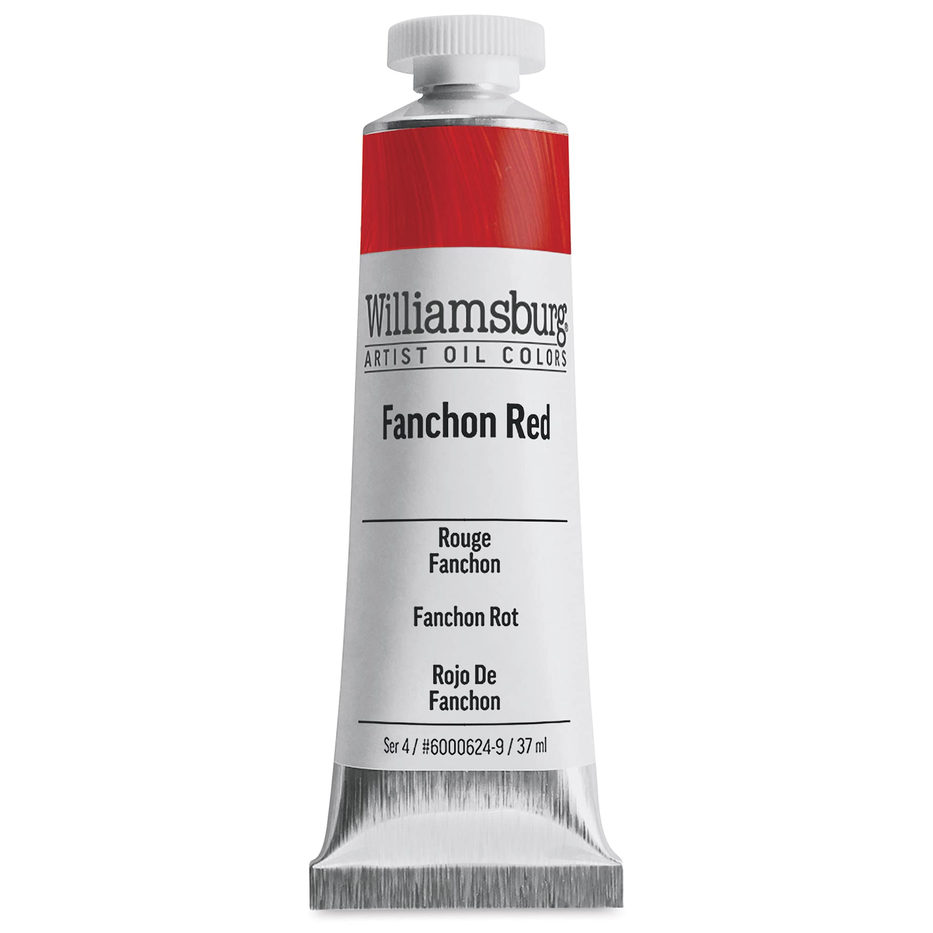 Williamsburg Handmade Oil Paint - Fanchon Red, 37 ml tube