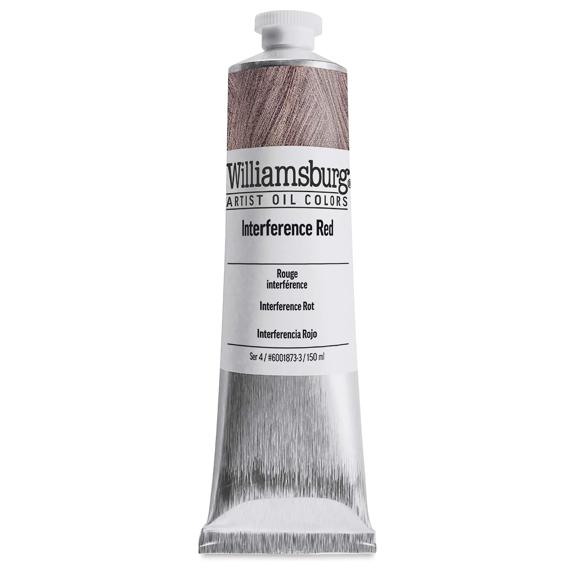 Williamsburg Handmade Oil Paint - Interference Red, 150 ml