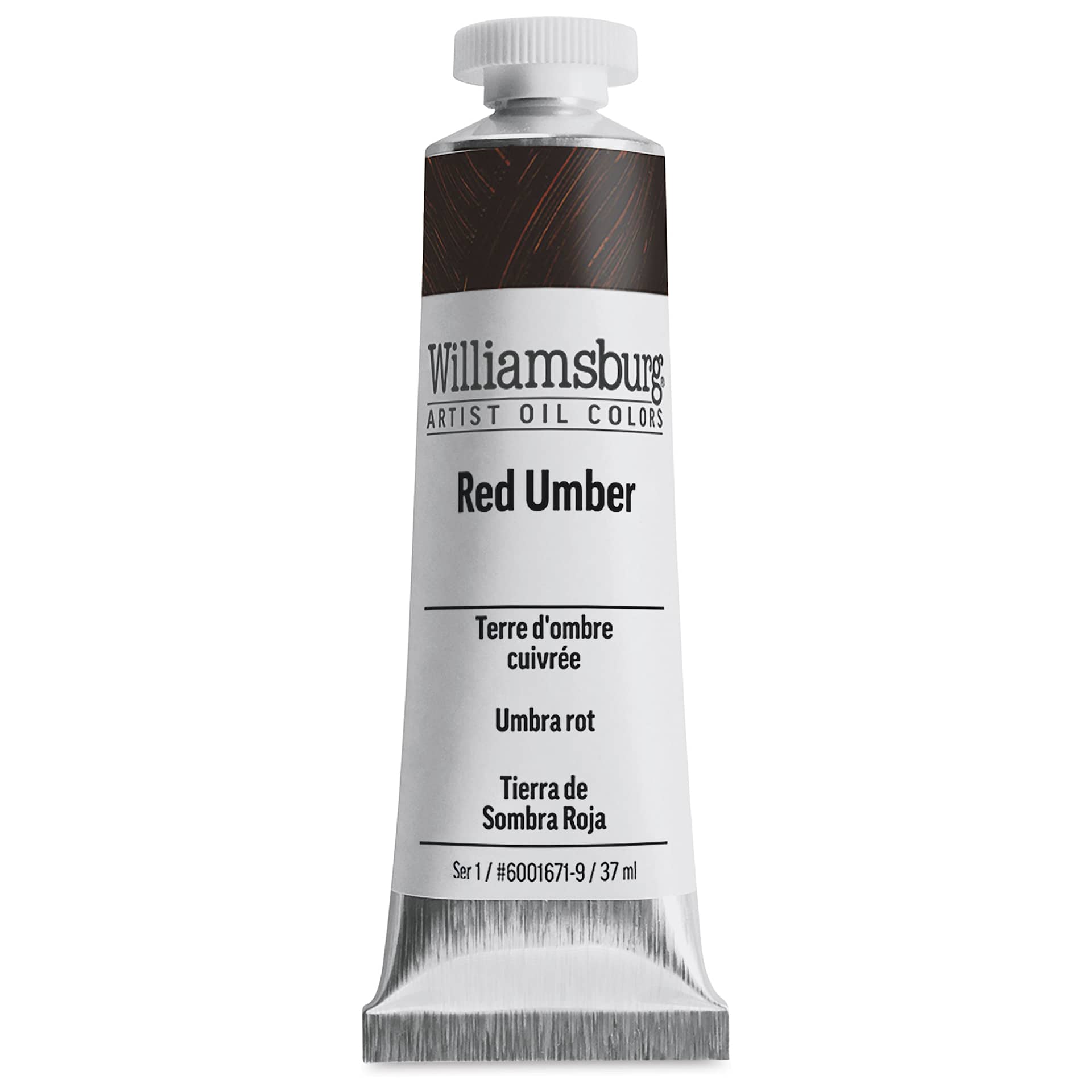 Williamsburg Handmade Oil Paint - Red Umber, 37 ml