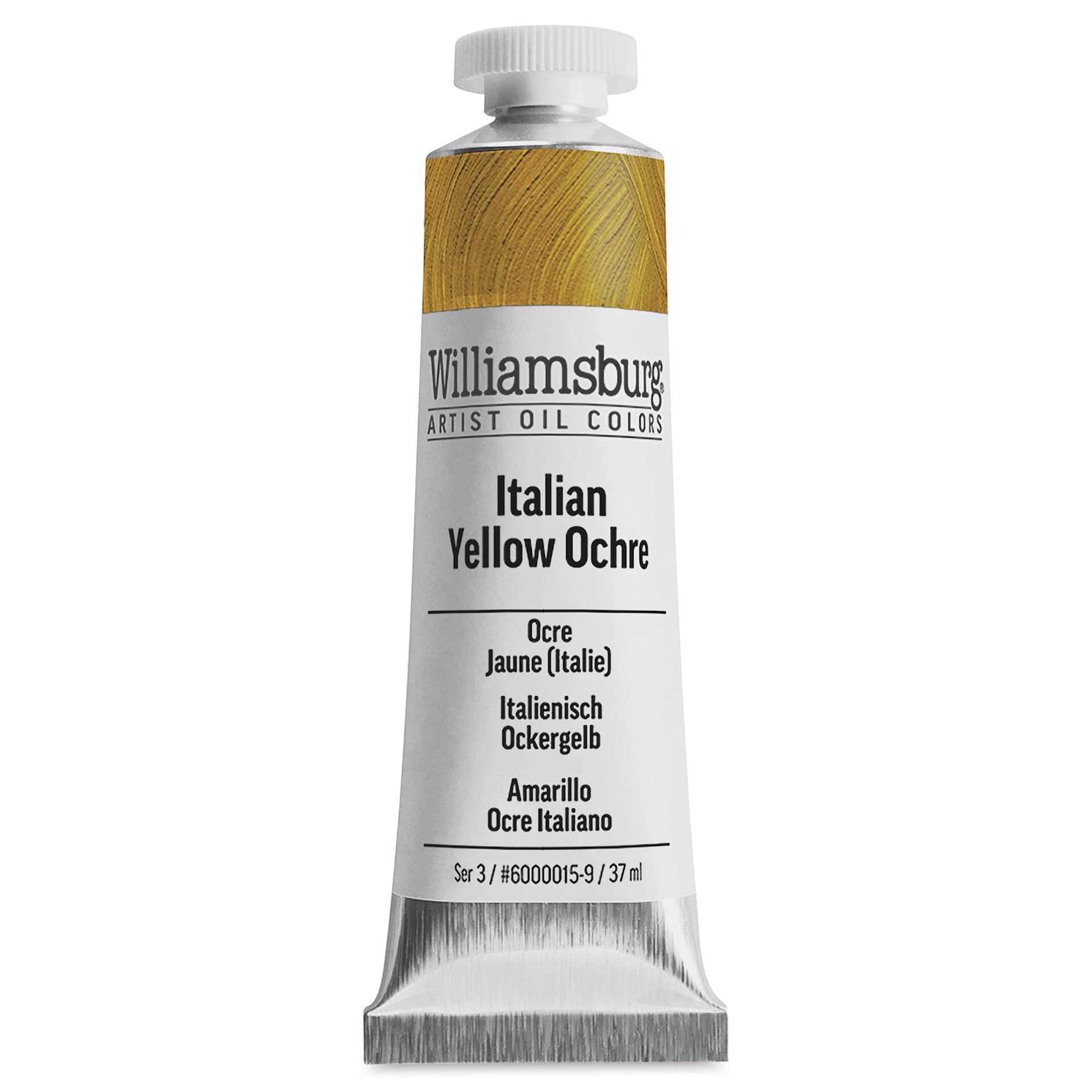 Williamsburg Handmade Oil Paint - Italian Yellow Ochre, 37 ml tube