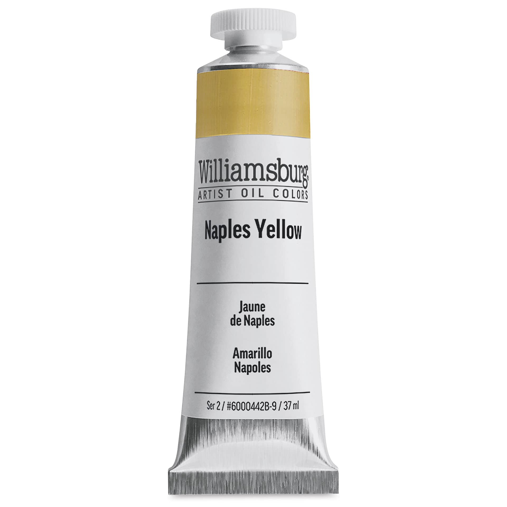 Williamsburg Handmade Oil Paint - Naples Yellow, 37 ml tube