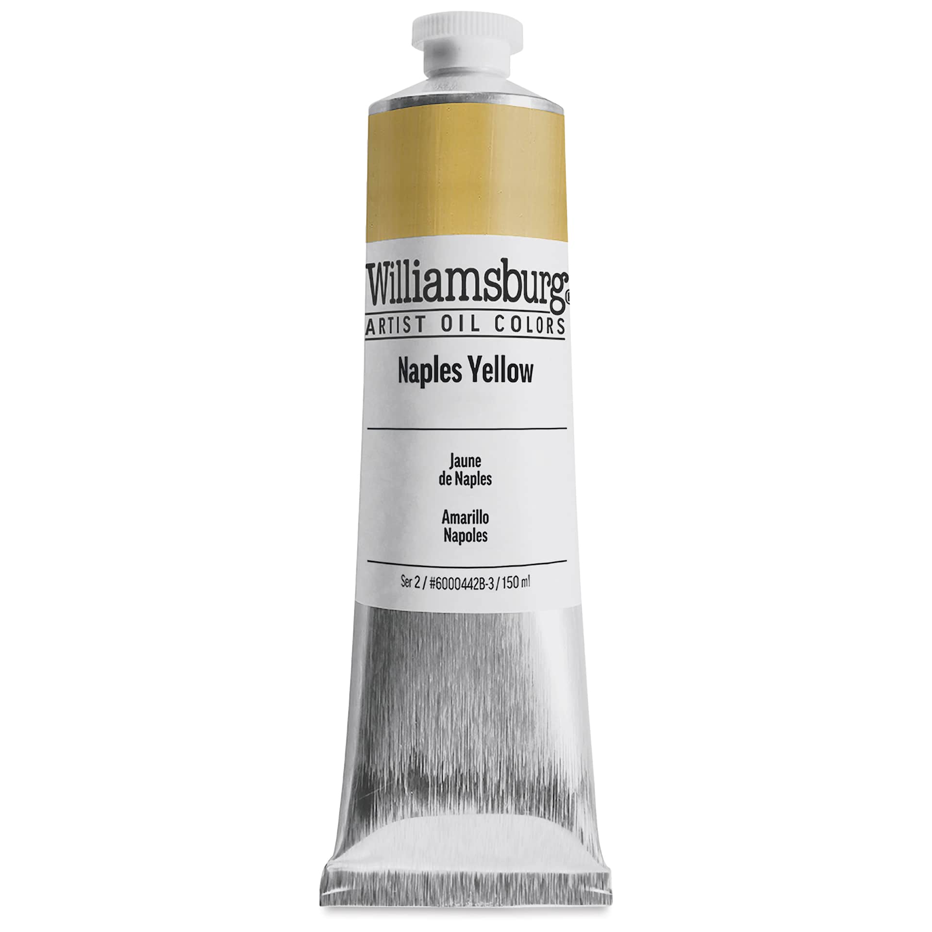 Williamsburg Handmade Oil Paint - Naples Yellow, 150 ml tube
