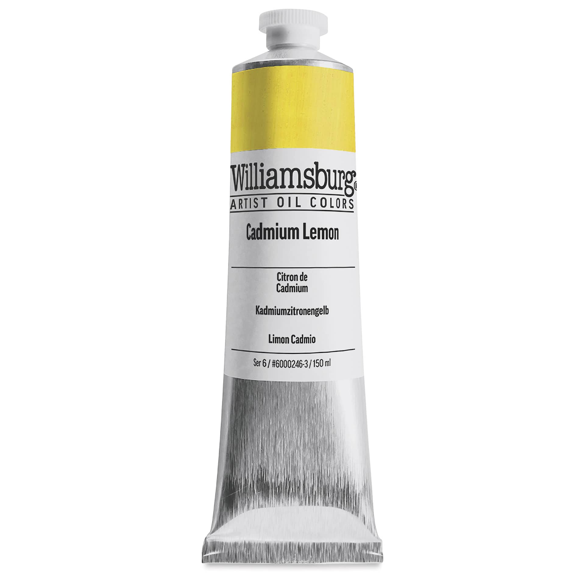 Williamsburg Handmade Oil Paints - Cadmium Lemon, 150 ml tube