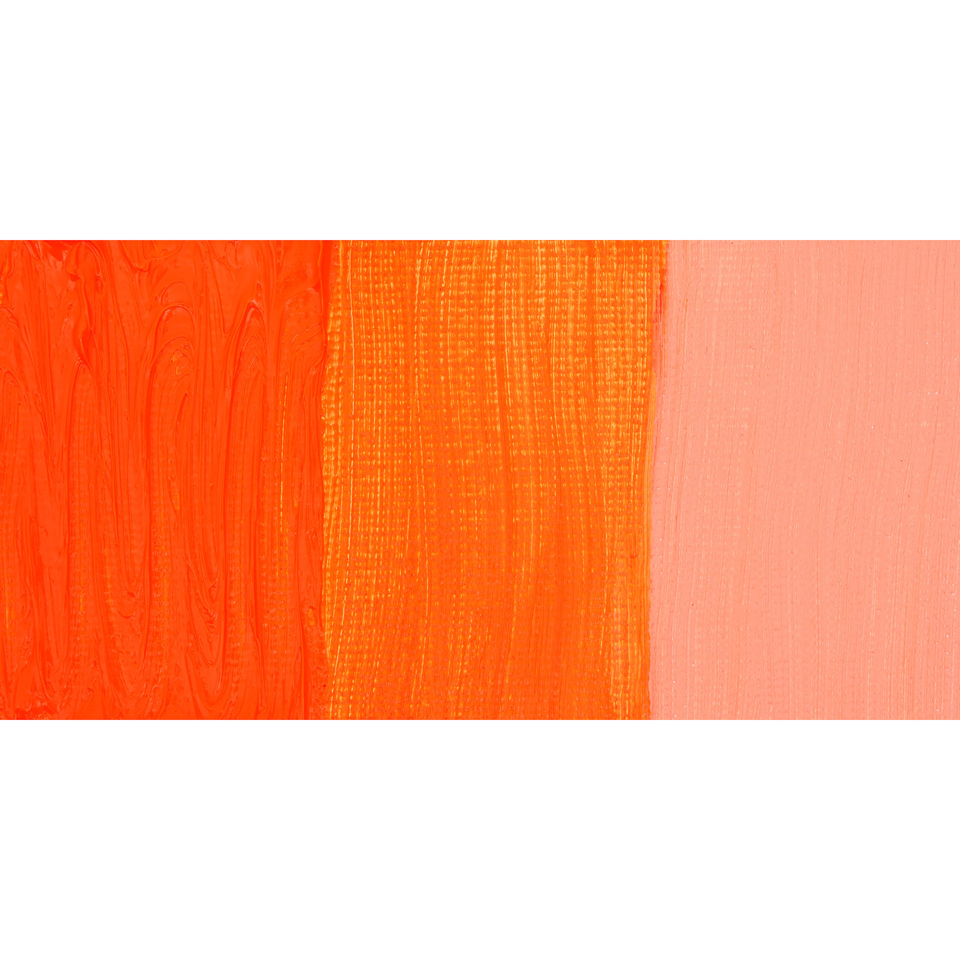 Williamsburg Handmade Oil Paint - Fluorescent Orange, swatch