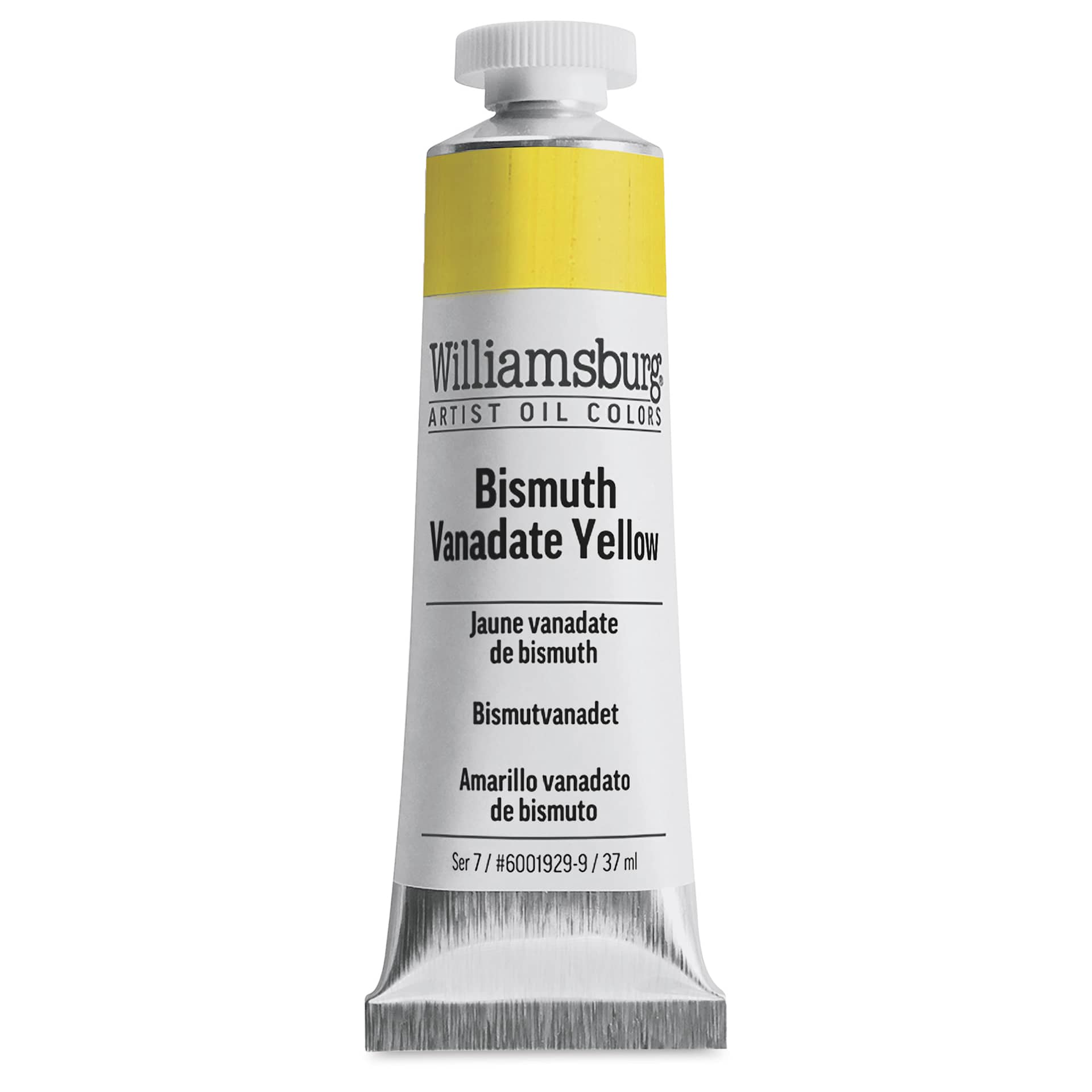 Williamsburg Oil - Bismuth Vanadate Yellow, 37 ml tube