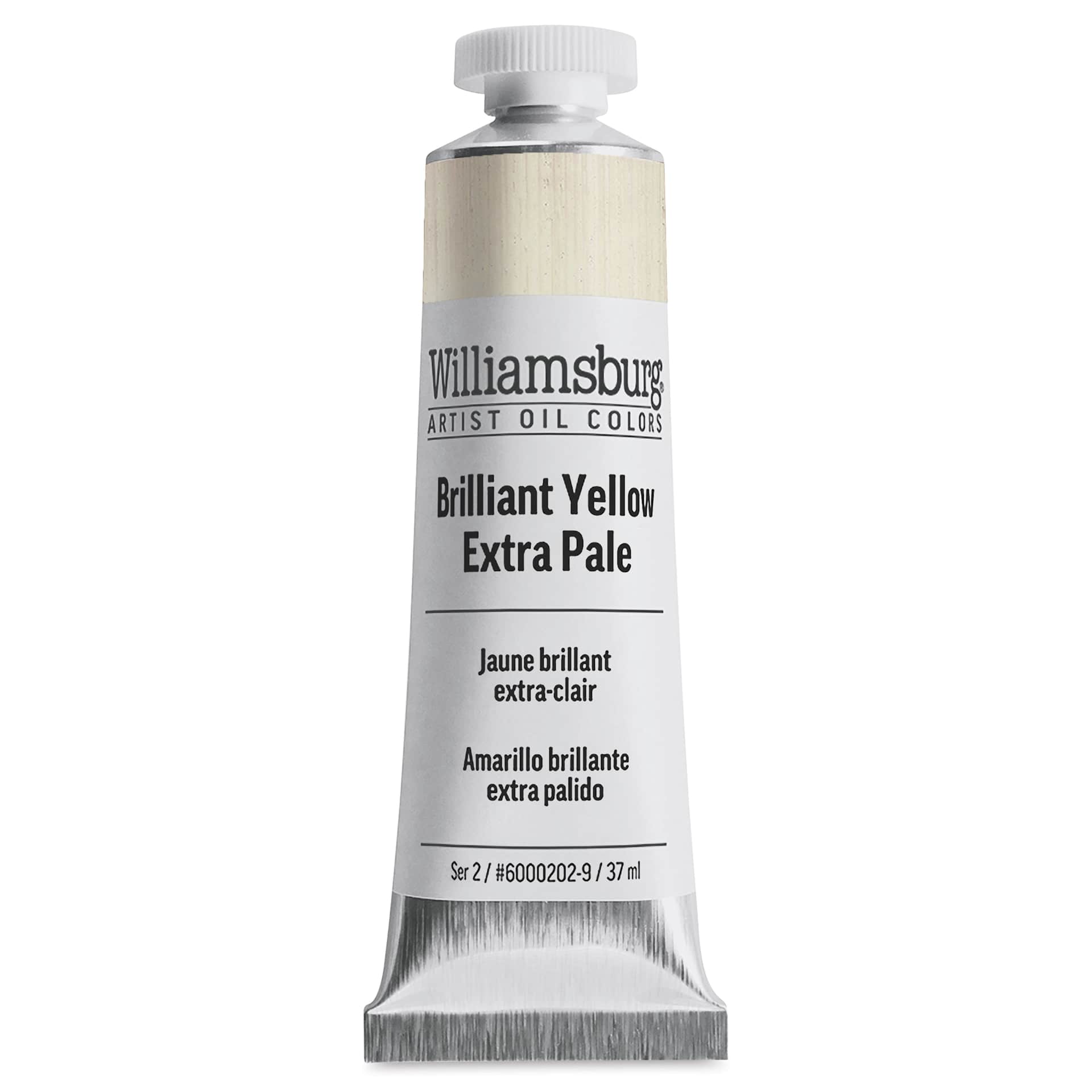 Williamsburg Handmade Oil Paint - Brilliant Yellow Extra Pale, 37 ml tube