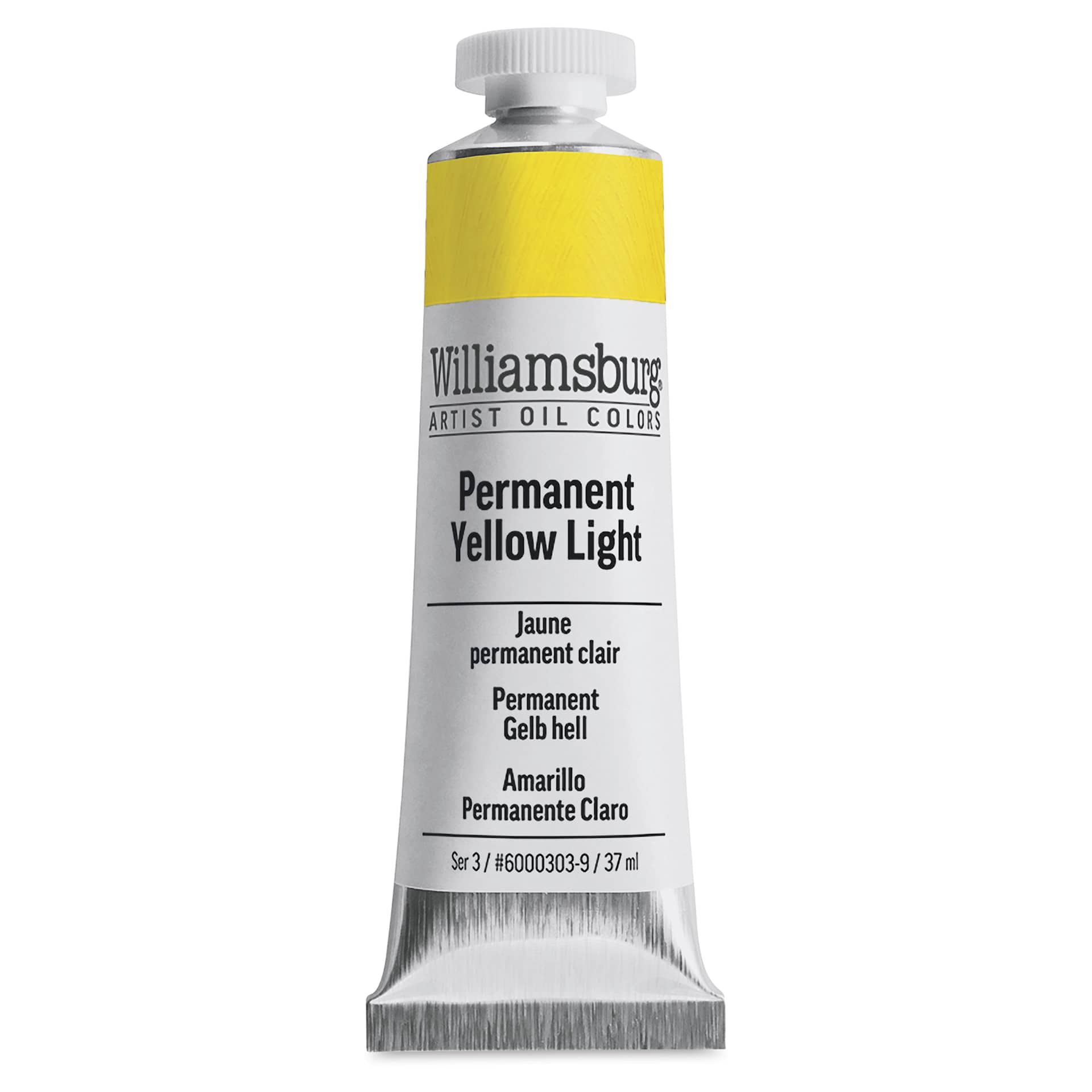 Williamsburg Handmade Oil Paint - Permanent Yellow Light, 37 ml tube