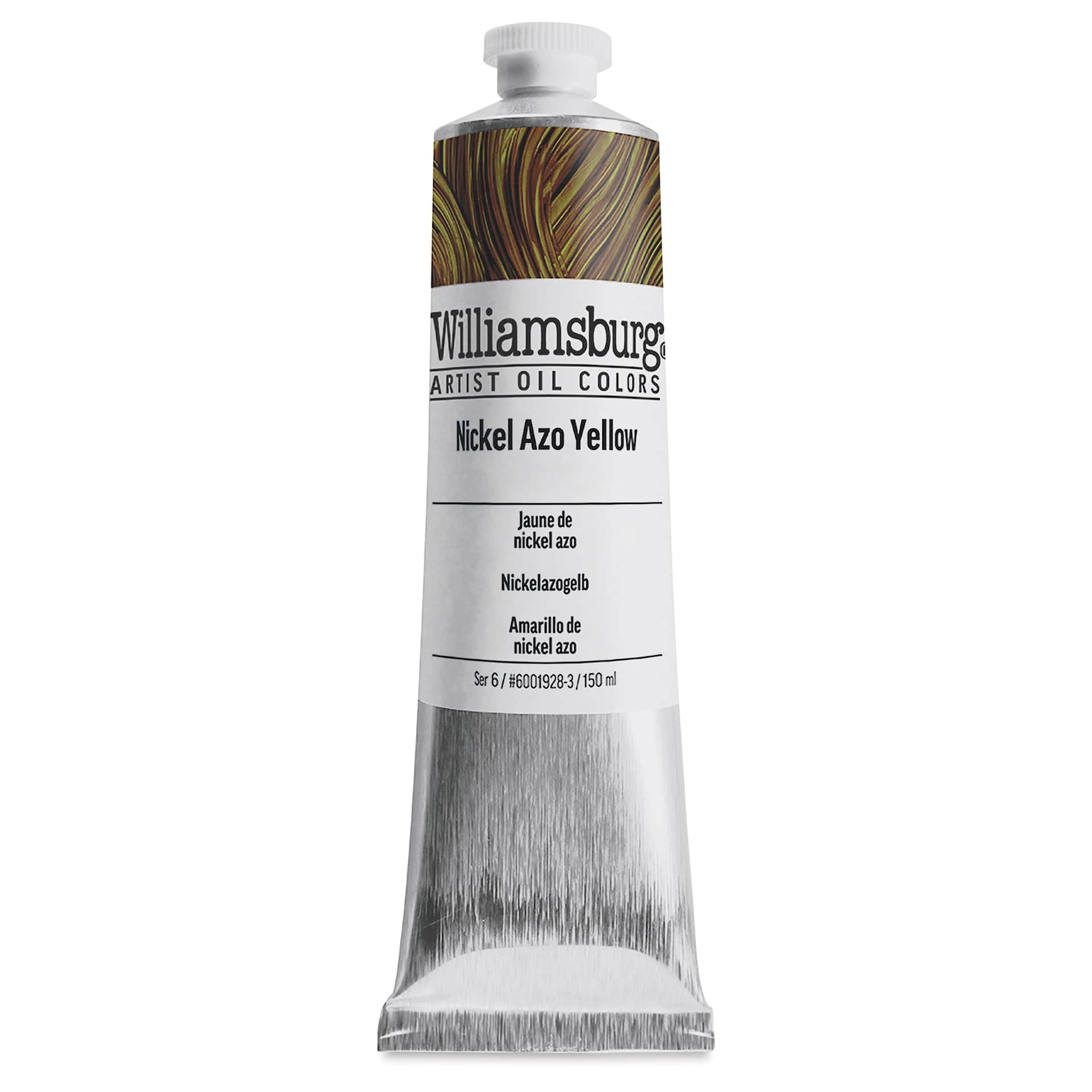 Williamsburg Handmade Oil Paint - Nickel Azo Yellow 150 ml tube