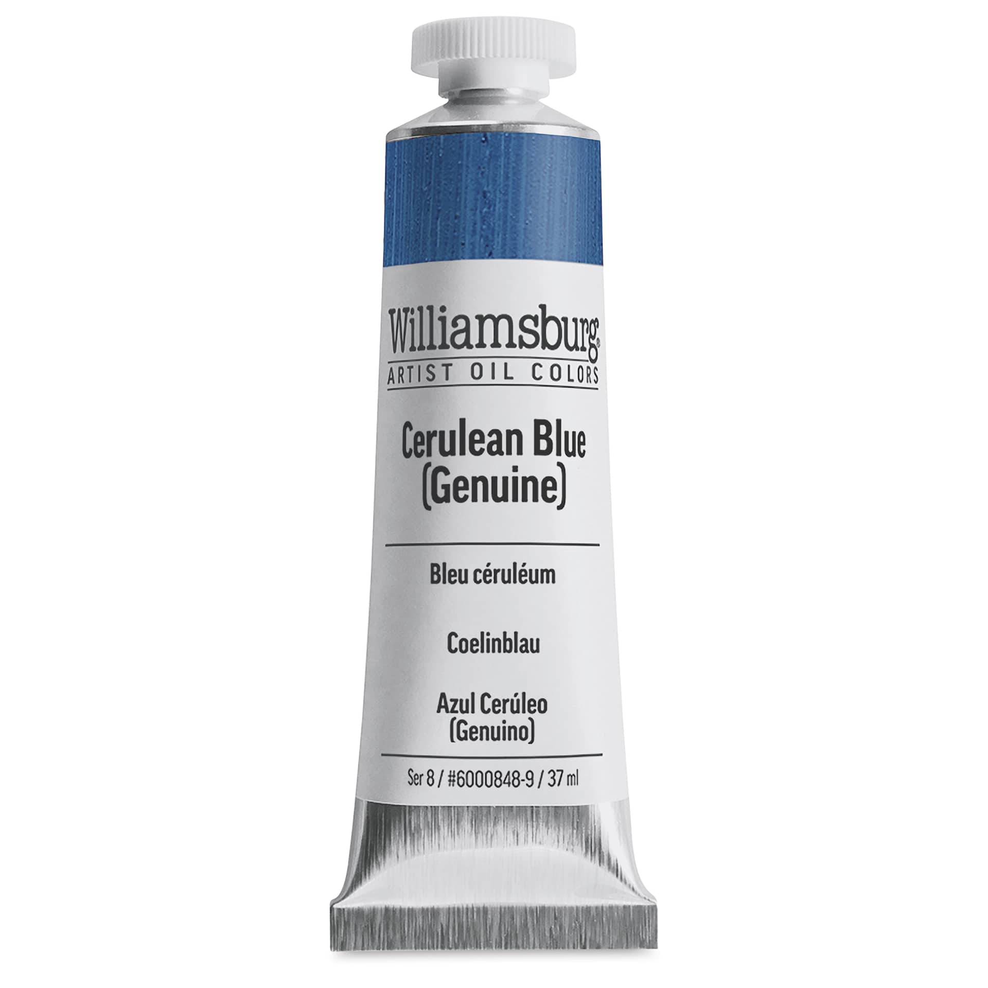 Williamsburg Handmade Oil Paints - Cerulean Blue, 37 ml tube