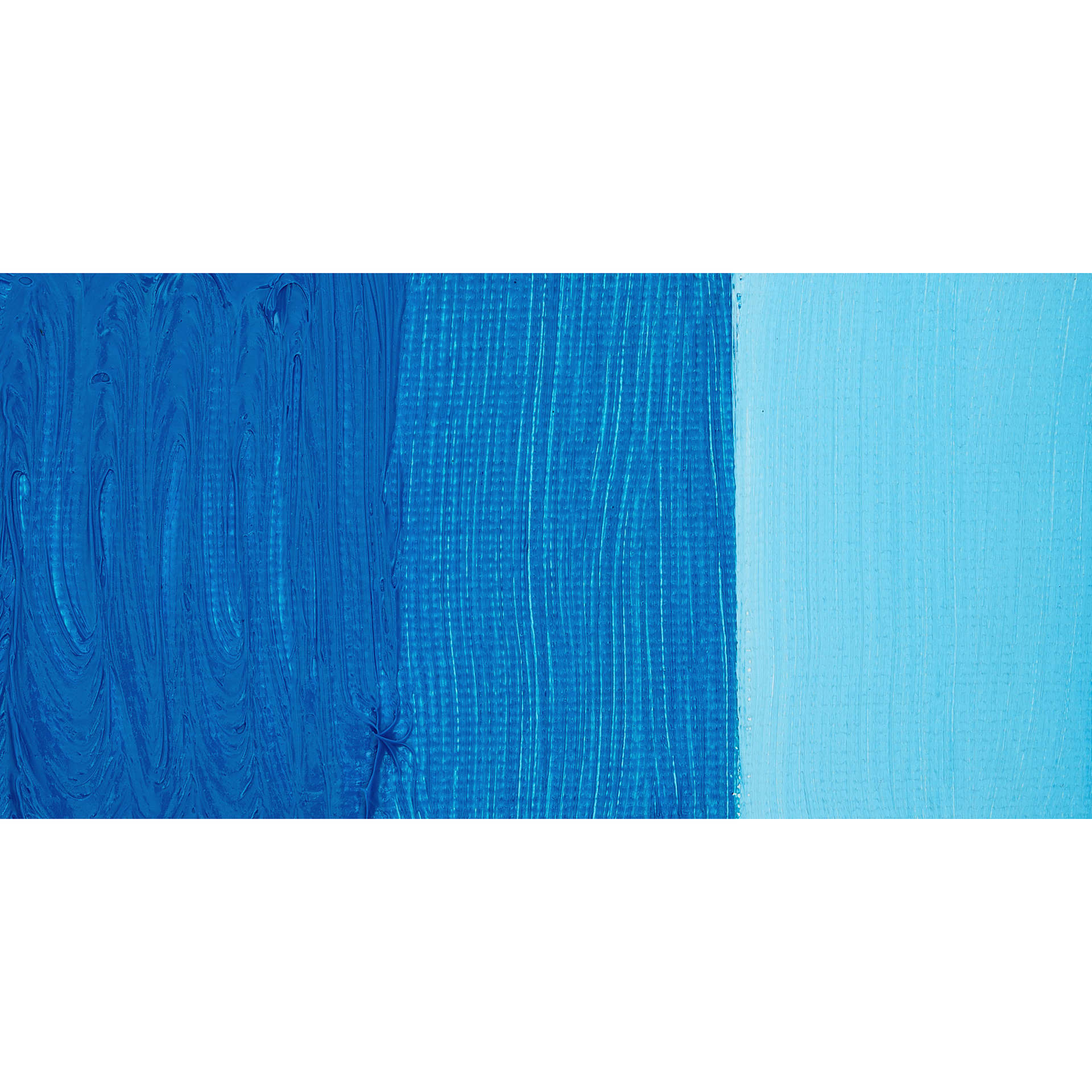 Williamsburg Handmade Oil Paint - Fluorescent Blue, swatch