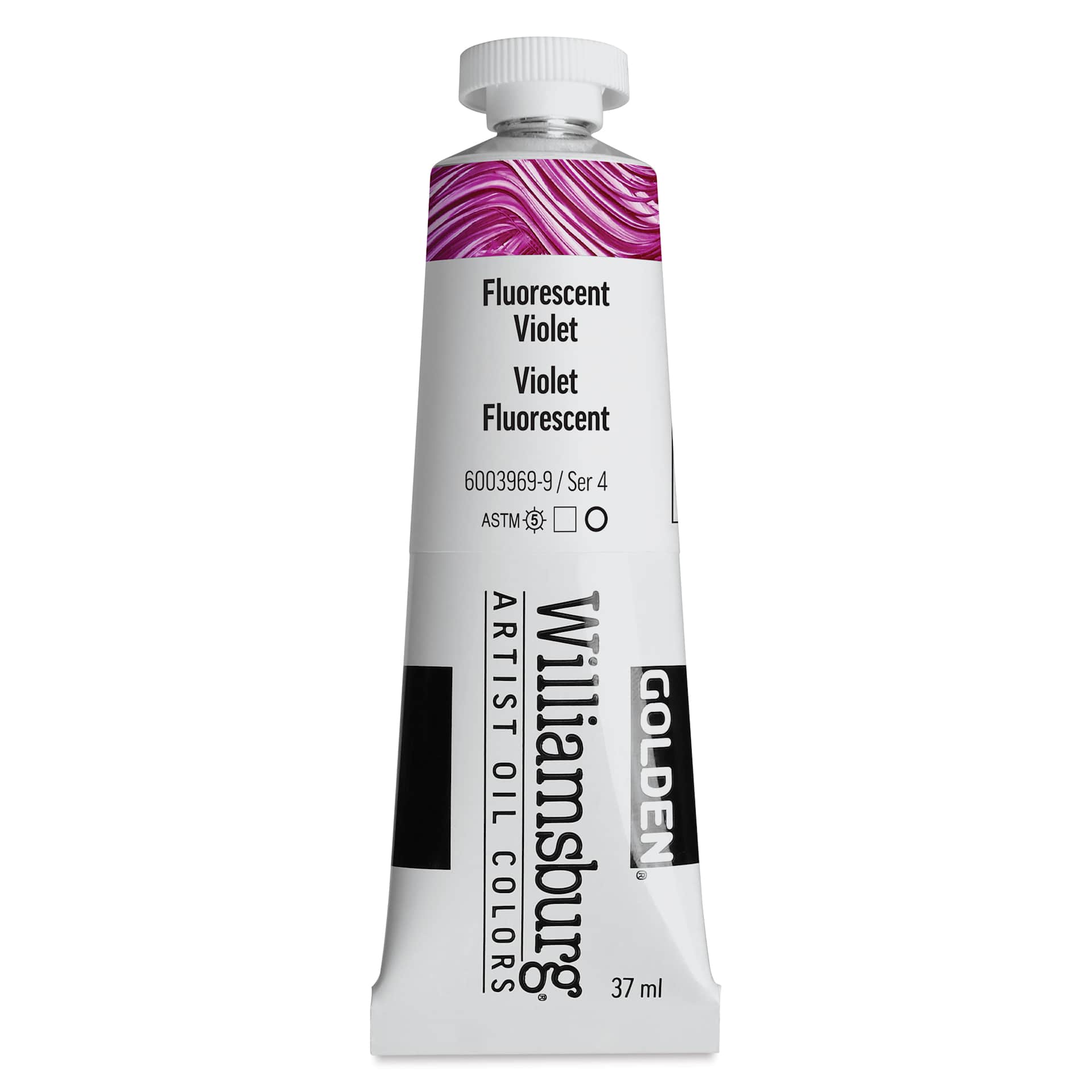 Williamsburg Handmade Oil Paint - Fluorescent Violet, 37 ml tube