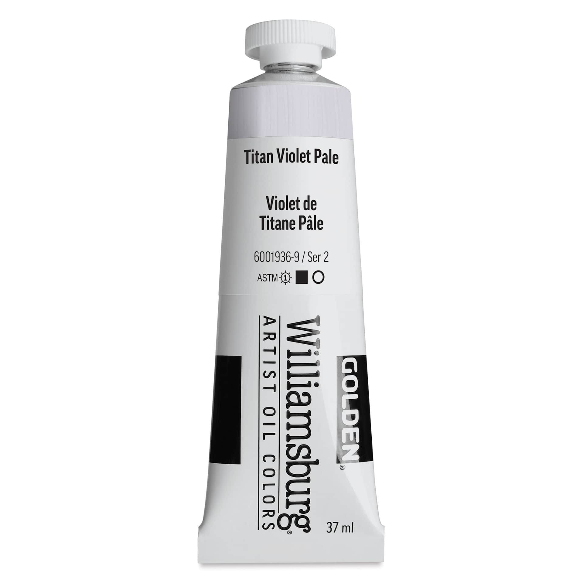 Williamsburg Handmade Oil Paint - Titan Violet Pale, 37 ml tube