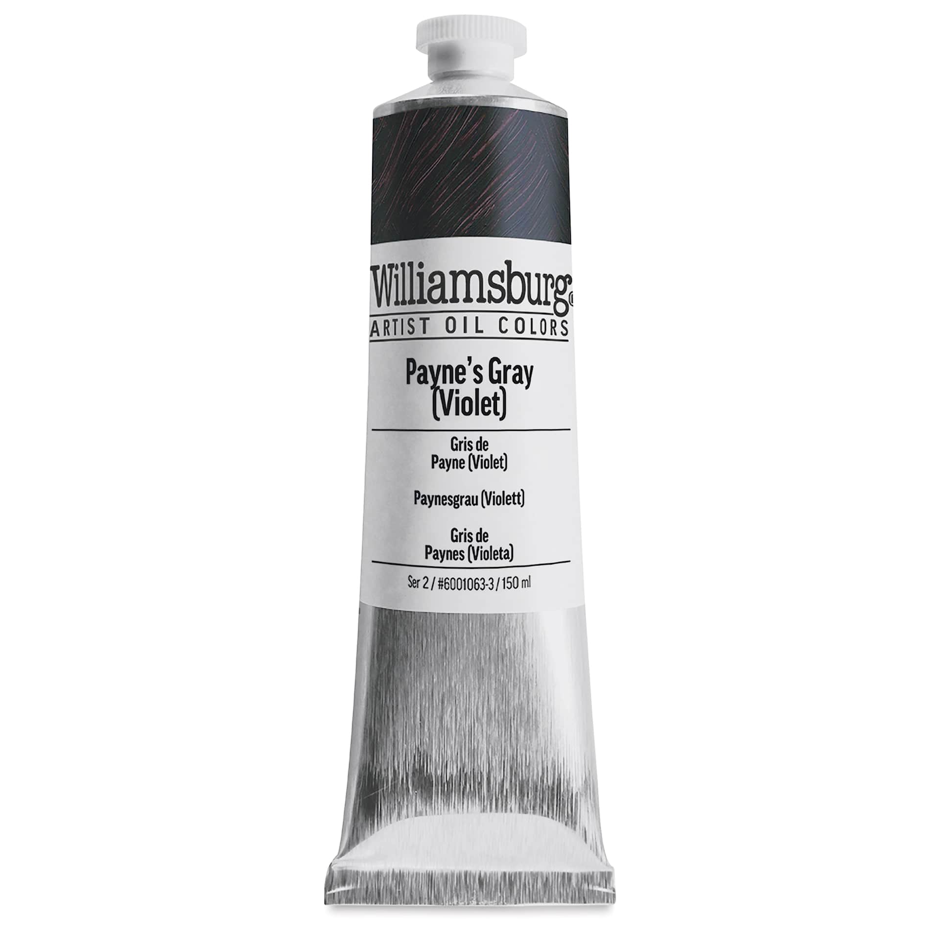 Williamsburg Handmade Oil Paints - Payne's Gray Violet, 150 ml tube