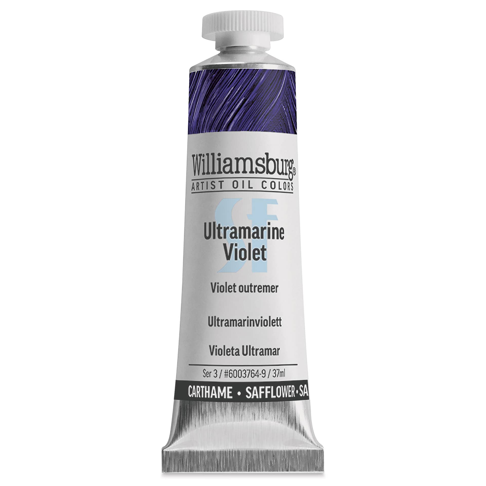 Williamsburg Handmade Safflower Oil Color - Ultramarine Violet, 37 ml tube