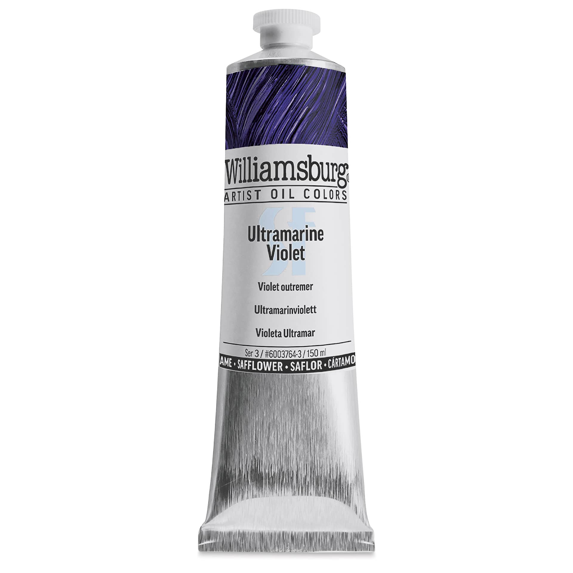 Williamsburg Handmade Safflower Oil Color - Ultramarine Violet, 150 ml tube