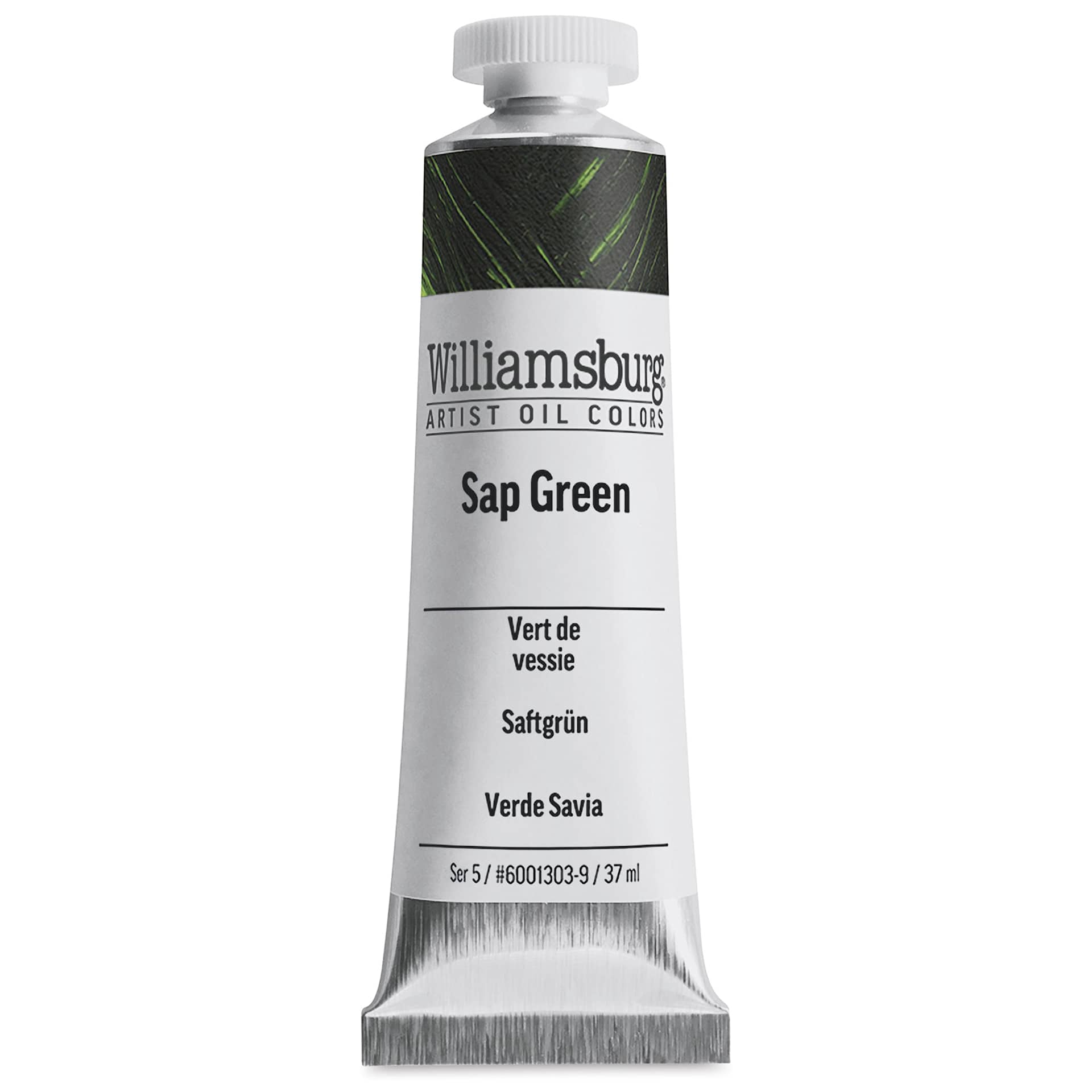 Williamsburg Handmade Oil Paint - Sap Green, 37 ml tube
