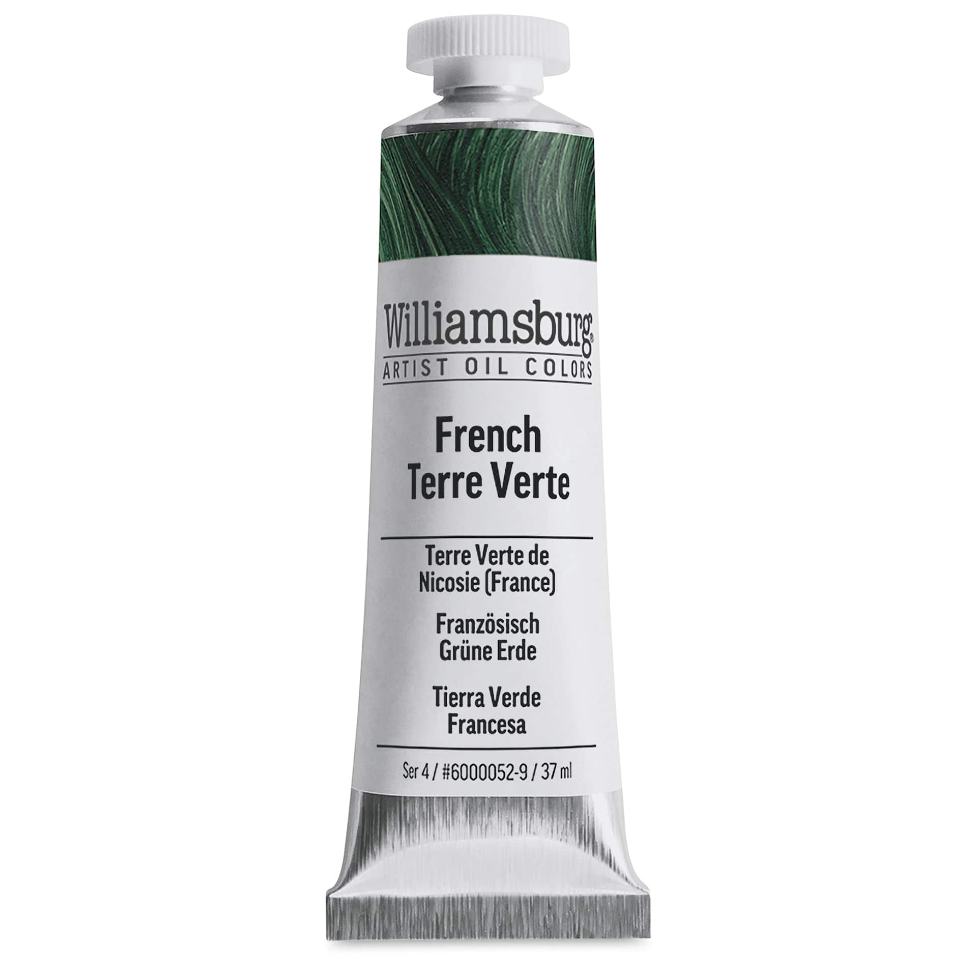 Williamsburg Handmade Oil Paint - French Terre Verte, 37 ml tube