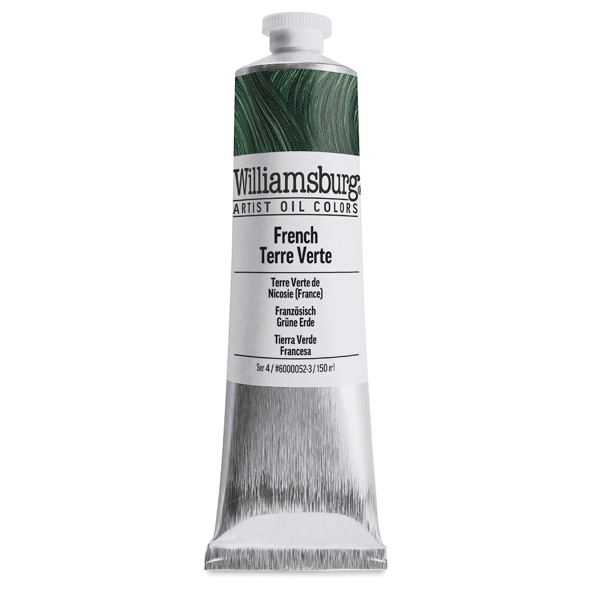 Williamsburg Handmade Oil Paint - French Terre Verte, 150 ml tube