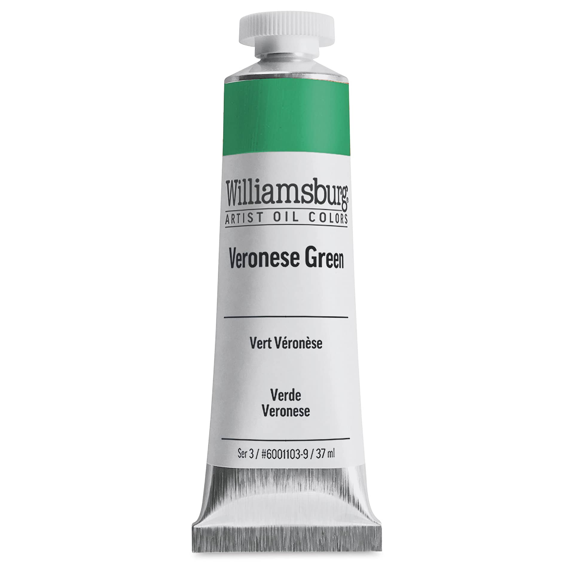 Williamsburg Handmade Oil Paints - Veronese Green, 37 ml tube Williamsburg Handmade Oil Paints - Veronese Green, 37 ml tube