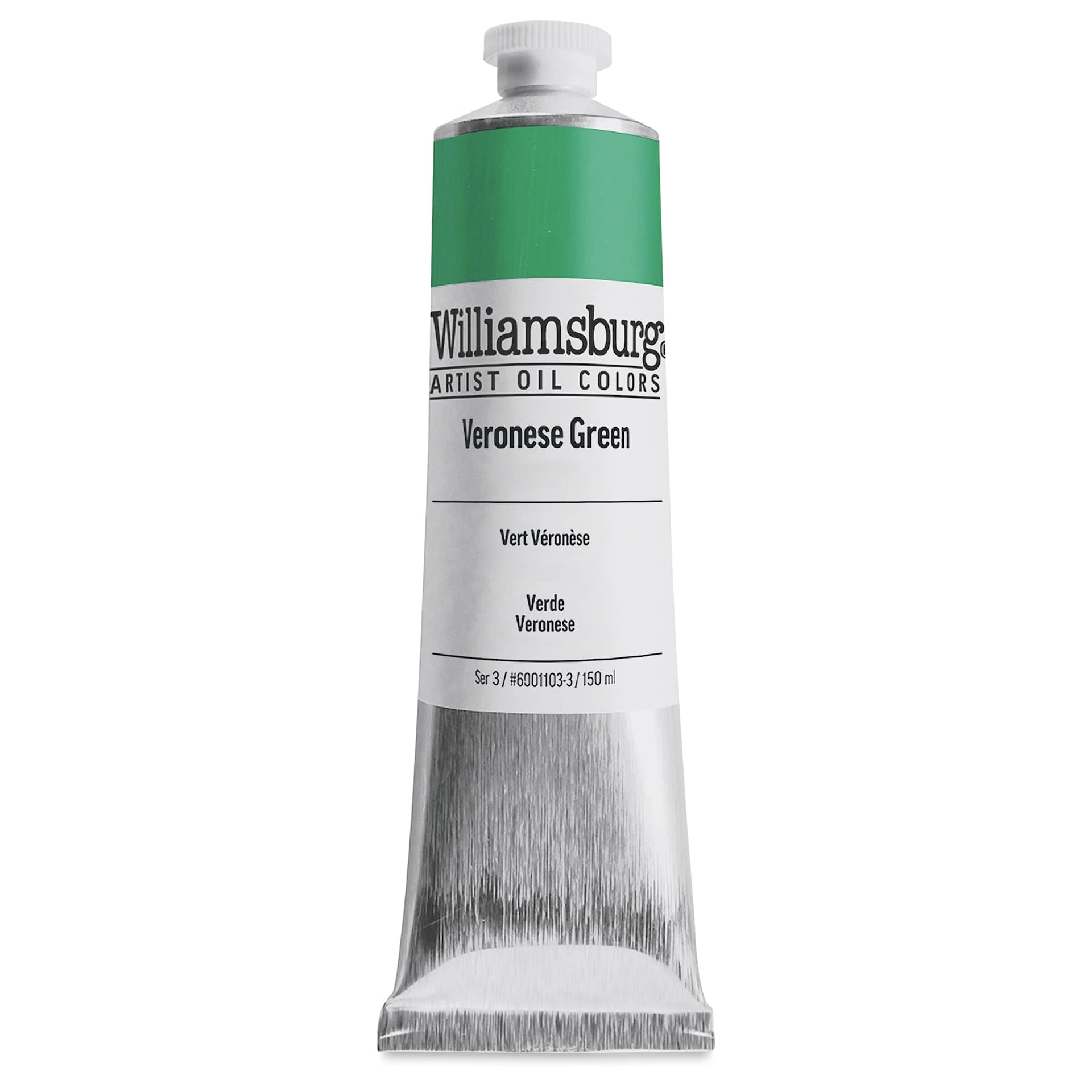 Williamsburg Handmade Oil Paint - Veronese Green, 150 ml tube