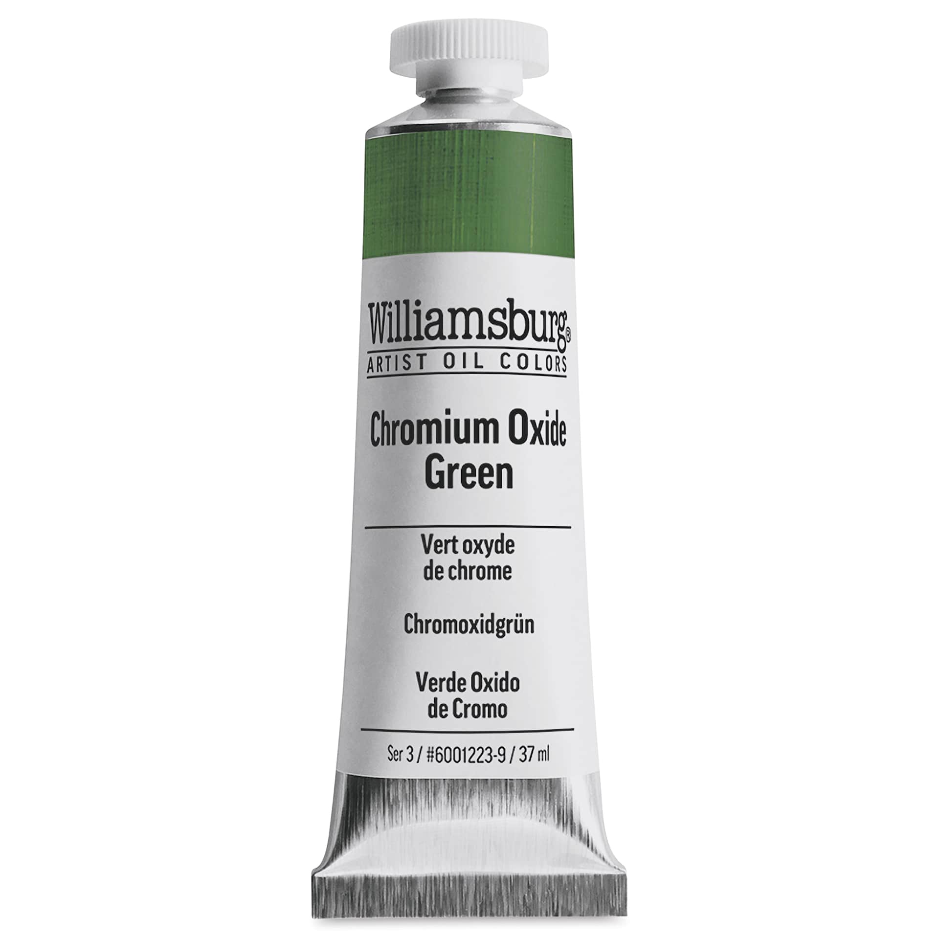 Williamsburg Handmade Oil Paint - Chromium Oxide, 37 ml tube