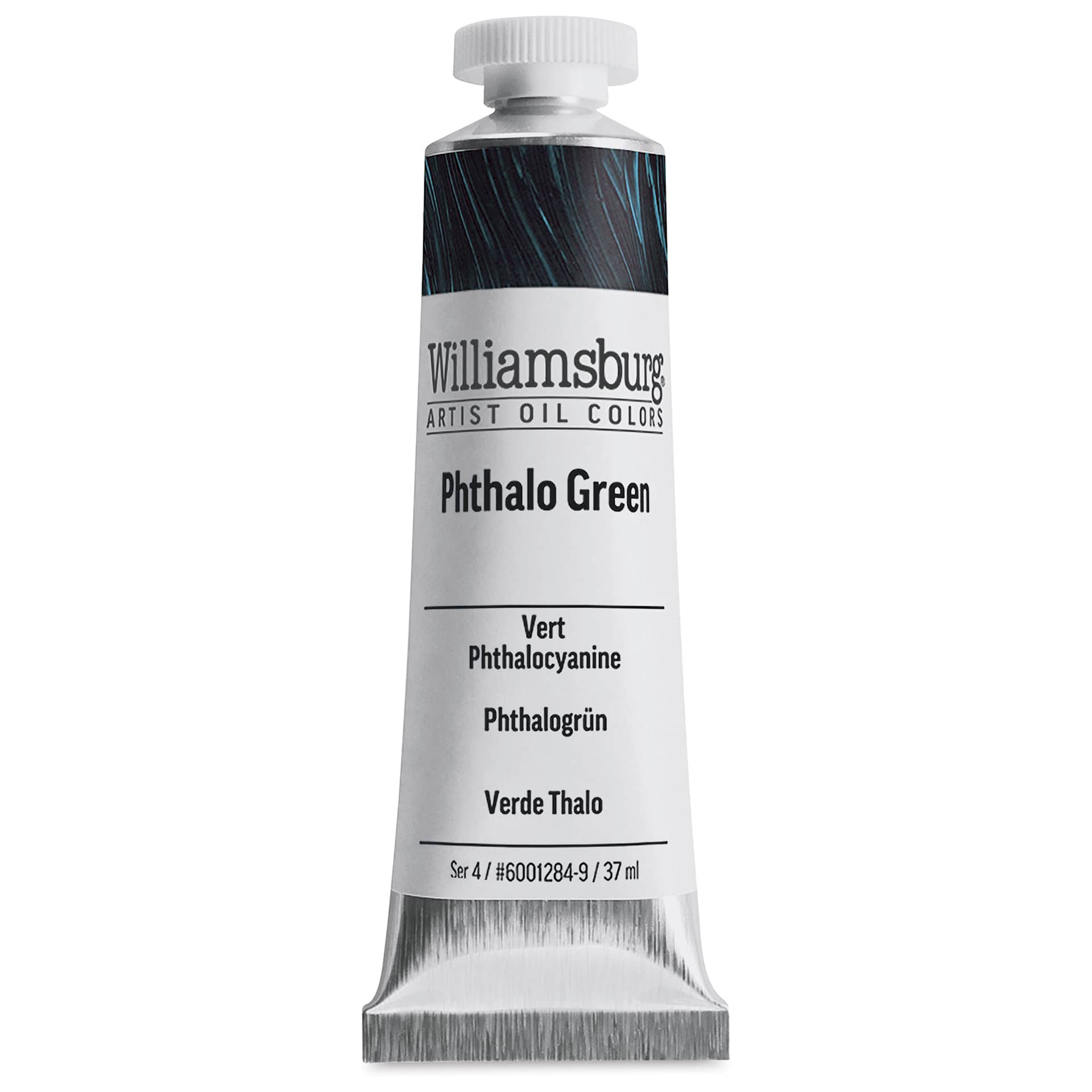 Williamsburg Handmade Oil Paint - Phthalo Green, 37 ml tube