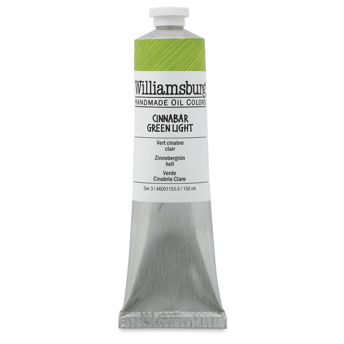 Williamsburg Handmade Oil Paint - Cinnabar Green Light, 150 ml tube