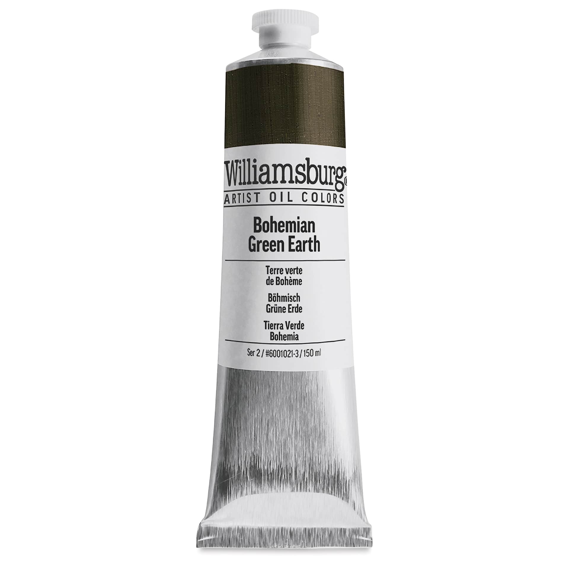 Williamsburg Handmade Oil Paint - Bohemian Green Earth, 150 ml tube