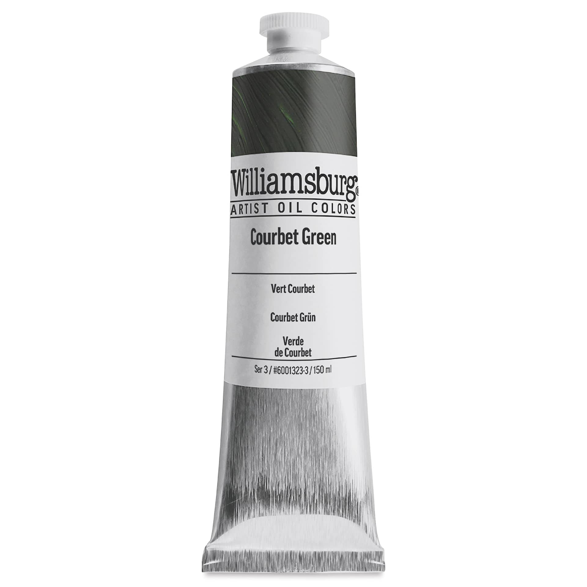 Williamsburg Handmade Oil Paint - Courbet Green, 150 ml tube